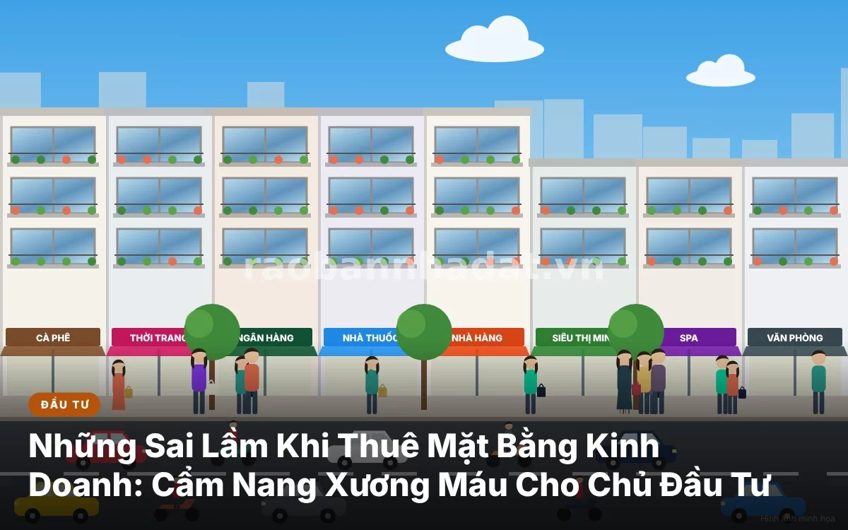 Những Sai Lầm Khi Thuê Mặt Bằng Kinh Doanh: Cẩm Nang Xương Máu Cho Chủ Đầu Tư