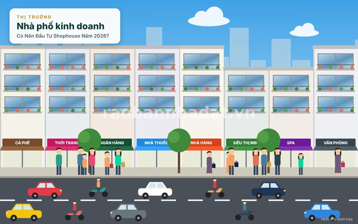 Có Nên Đầu Tư Shophouse Năm 2026? Phân Tích Toàn Diện Thị Trường Và Cơ Hội Sinh Lời