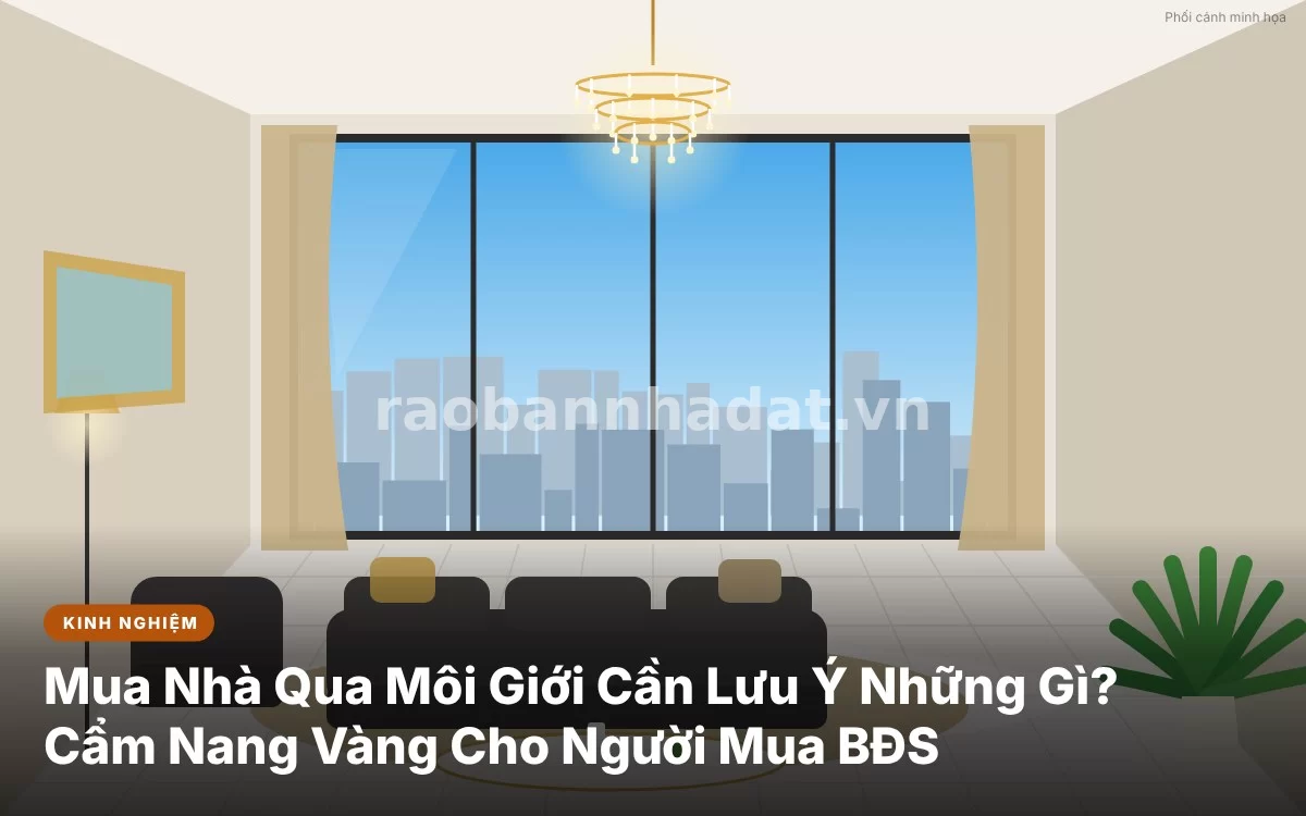 Mua Nhà Qua Môi Giới Cần Lưu Ý Những Gì? Cẩm Nang Vàng Cho Người Mua BĐS