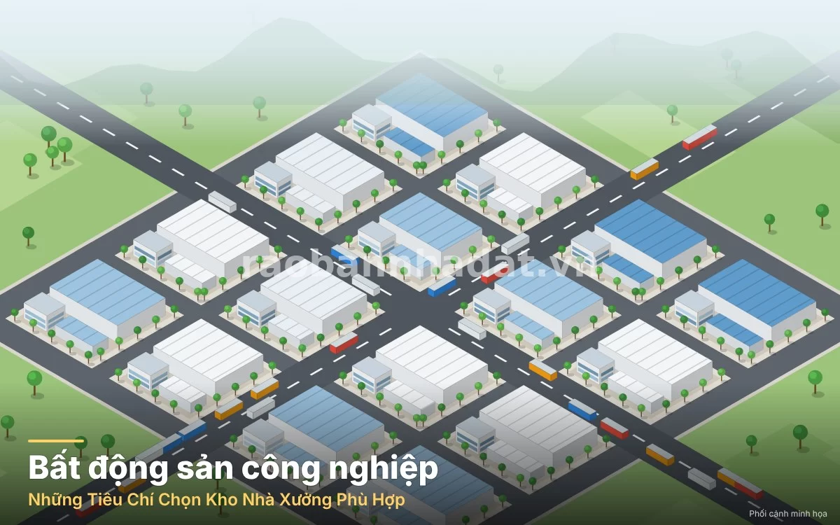 Những Tiêu Chí Chọn Kho Nhà Xưởng Phù Hợp: Cẩm Nang Vàng Cho Doanh Nghiệp Tối Ưu Logistics