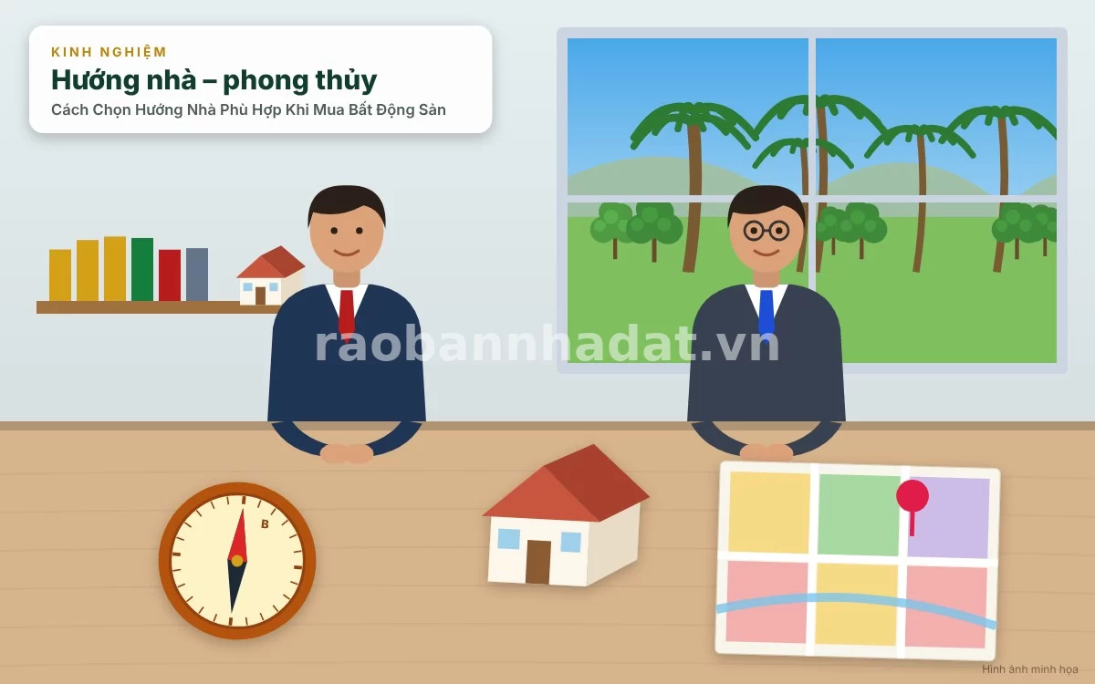 Cách Chọn Hướng Nhà Phù Hợp Khi Mua Bất Động Sản: Cẩm Nang Phong Thủy Và Thực Tiễn Toàn Diện