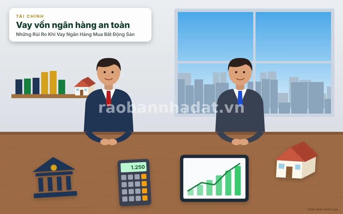 Những Rủi Ro Khi Vay Ngân Hàng Mua Bất Động Sản: Cẩm Nang Quản Trị Tài Chính Sống Còn