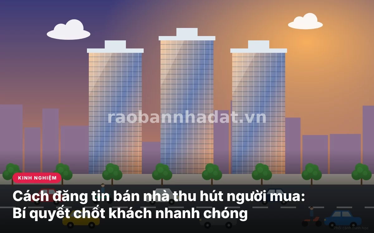 Cách đăng tin bán nhà thu hút người mua: Bí quyết chốt khách nhanh chóng