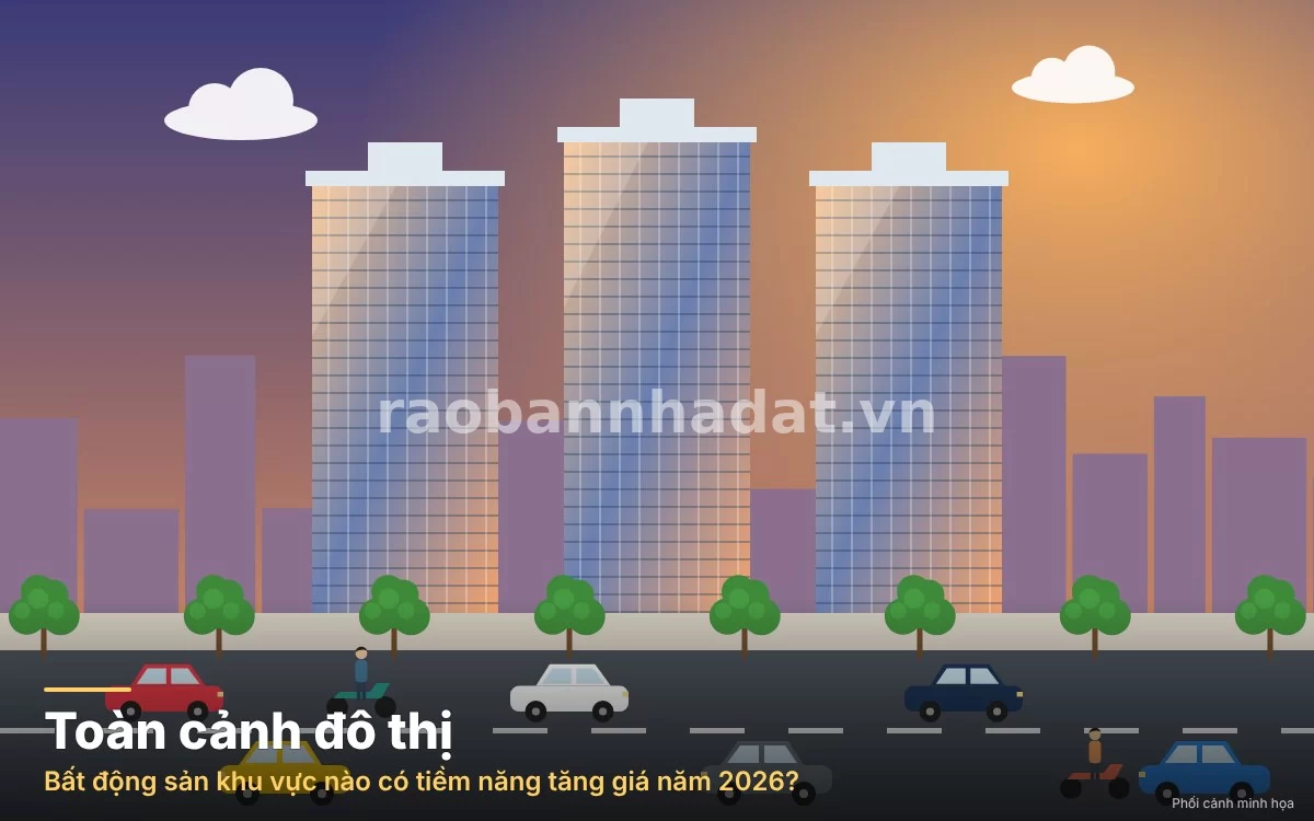 Bất động sản khu vực nào có tiềm năng tăng giá năm 2026? Đâu là tọa độ vàng cho dòng tiền?