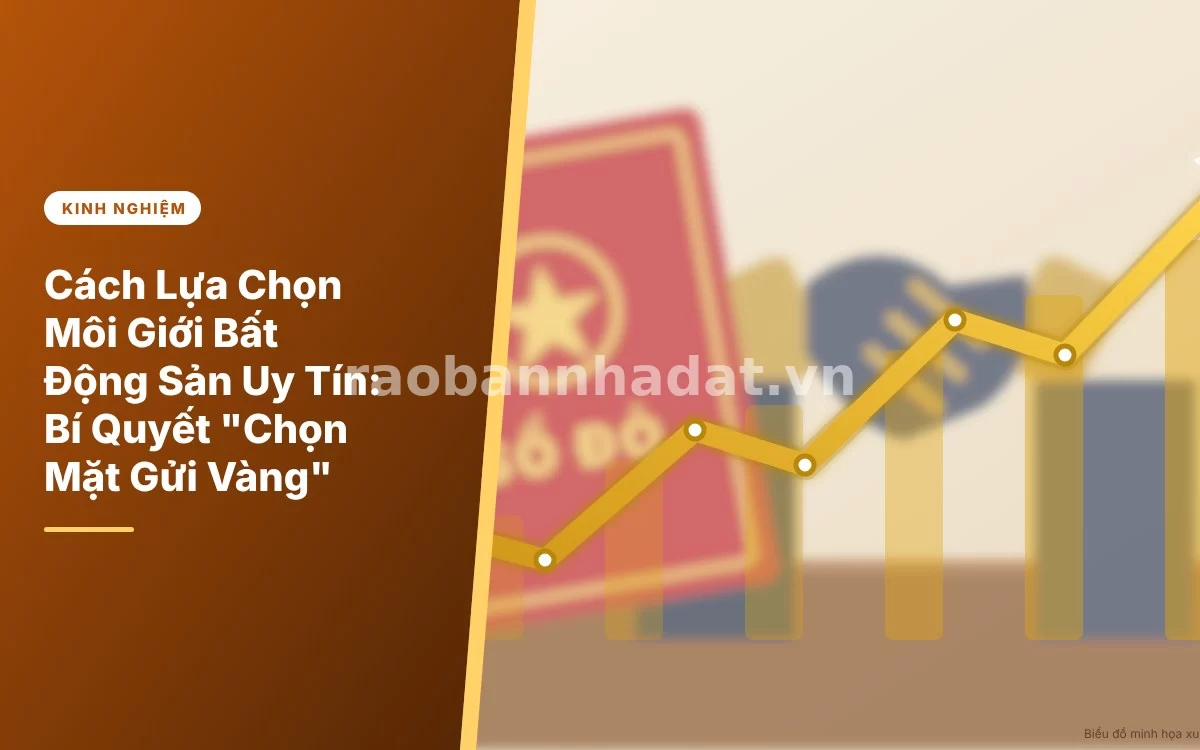 Cách Lựa Chọn Môi Giới Bất Động Sản Uy Tín: Bí Quyết "Chọn Mặt Gửi Vàng"