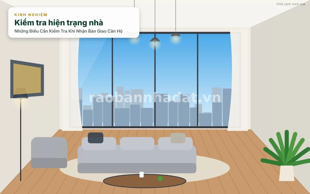 Những Điều Cần Kiểm Tra Khi Nhận Bàn Giao Căn Hộ: Cẩm Nang Nghiệm Thu Chuẩn Xác Từ A Đến Z
