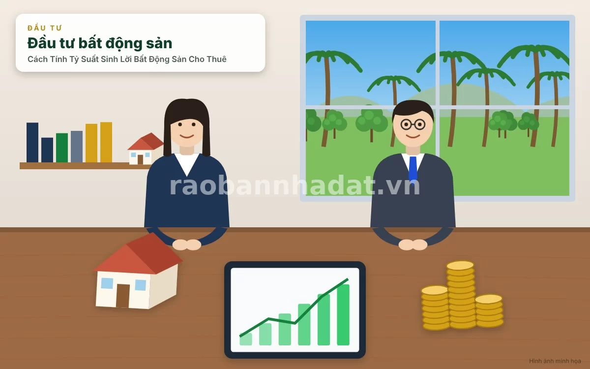 Cách Tính Tỷ Suất Sinh Lời Bất Động Sản Cho Thuê: Phương Pháp Chuẩn Cho Nhà Đầu Tư