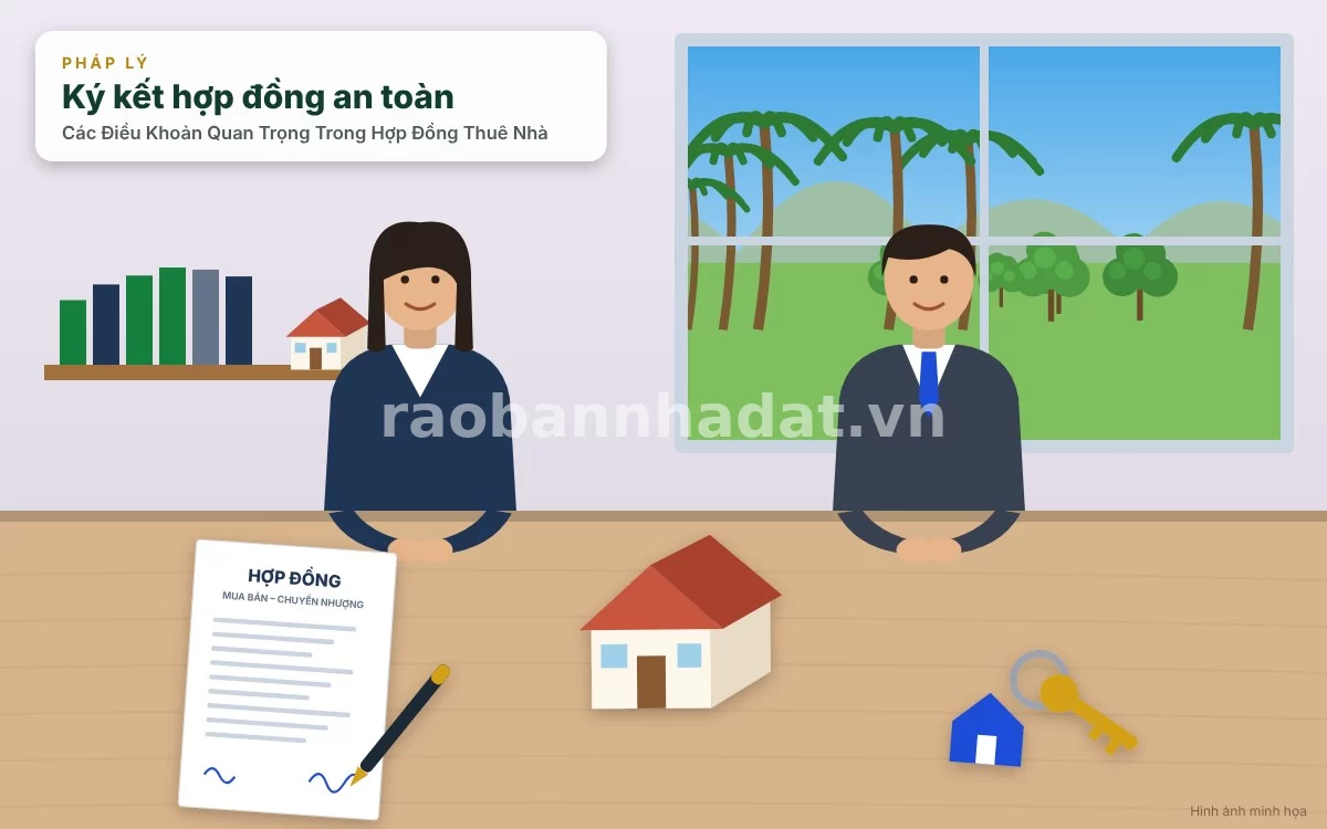 Các Điều Khoản Quan Trọng Trong Hợp Đồng Thuê Nhà: Cẩm Nang Pháp Lý Chi Tiết Cho Chủ Nhà Và Khách Thuê
