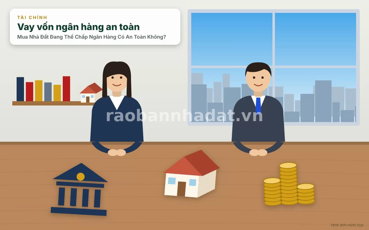 Mua Nhà Đất Đang Thế Chấp Ngân Hàng Có An Toàn Không? Cẩm Nang Xử Lý Giao Dịch An Toàn Tuyệt Đối