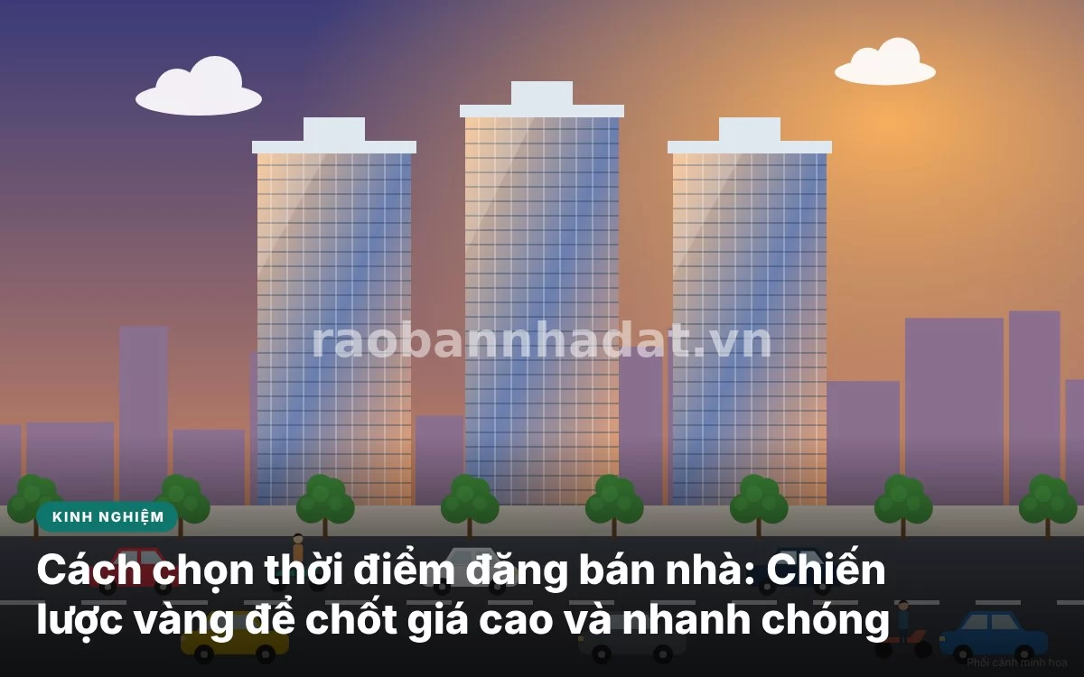 Cách chọn thời điểm đăng bán nhà: Chiến lược vàng để chốt giá cao và nhanh chóng