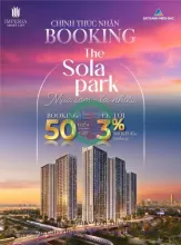 The Sola Park Smart City - MIK Group, chỉ cần vào tiền 10% giá trị căn hộ.Liên hệ booking đặt chỗ ngay !