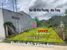 Bán đất Vĩnh Phương Nha Trang gần kcn Đắc Lộc . Liên hệ: 0868750144 Lê Dân