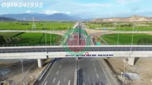 Nút giao cao tốc Cam Lâm Vĩnh Hảo. Mặt QL27A, 20x50m sân bay Thành Sơn 5km, QL1 6km