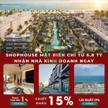 ShopHouse L'Aurora Phú Yên 4 mặt tiền ĐỘC TÔN trao tay 2 tỷ