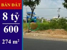 BÁN ĐẤT 2 MẶT TIỀN ĐƯỜNG ĐÀO SƯ TÍCH, NHÀ BÈ. DT: 247,0 M2. GIÁ 8 TỶ 600