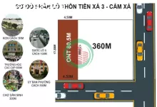 Bán Đất 80,5m2 Tiên Xá 3, Cẩm Xá, Mỹ Hào, Hưng Yên