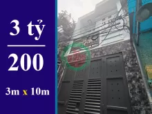 BÁN NHÀ HẺM 1041 TRẦN XUÂN SOẠN, TÂN HƯNG, QUẬN 7. DT: 3 X 10M, 1 LẦU, SHR. GIÁ 3 TỶ 200