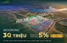 Chỉ 1,5 tỷ nền đất villa 175m2 ngay trung tâm phố cổ Hội An, sẵn sổ công chứng ngay