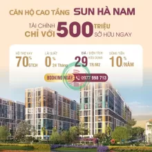 Bán Căn Hộ Chung Cư Nam Hà Nội Giá Chỉ 27.5 Tr/M2 - CĐT Sun Group