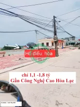 Đất nền vốn 1 tỷ, Tân Xã, Thạch Thất, Hòa Lạc, Hà Nội, cạnh Khu Công Nghệ Cao