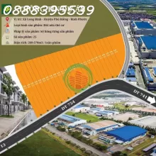 Bán đất thổ cư 300m2, đường 19m, gần trường học, chợ, ủy ban, giảm 50tr còn 450tr