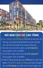 Mở bán căn hộ cao tầng Sun Urban City Hà Nam tháng 10/2024