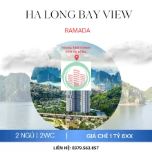 Quỹ căn 2 ngủ, chính chủ view đẹp, pháp lí rõ ràng, giá rẻ nhất tại Ha Long