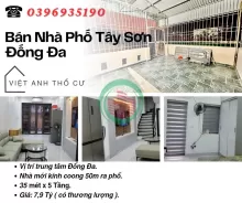 Bán nhà phố Tây Sơn_Ngõ To Như Phố_Trung Tâm Đống Đa_32mx5T_Giá: 7.2 Tỷ_Lh: 0396935190