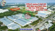 BÁN ĐẤT NỀN CAM LÂM GIÁ CHỈ TỪ 830 TRIỆU/NỀN – GẦN KCN SUỐI DẦU, FULL THỔ CƯ, SỔ RIÊNG TỪNG LÔ