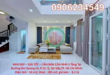 CẦN BÁN nhà 5 tầng tại đường Bùi Quang Là (P.12, Gò Vấp), TP. Hồ Chí Minh. 0906234549