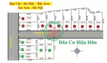 Chỉ  680 Triệu/ Lô Đất Sổ Đỏ, Full Thổ Cư  tại Sóc Sơn, Hà Nội