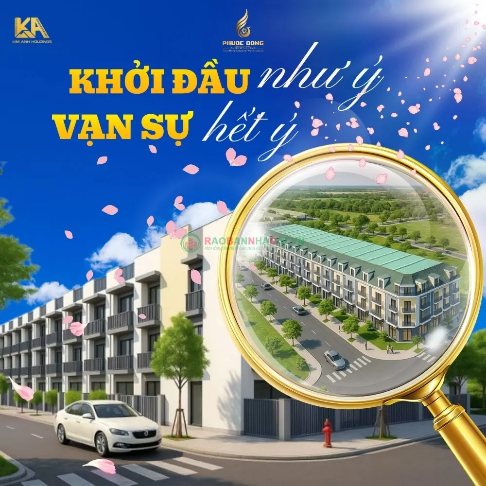 Dòng tiền đều từ 80.000 công nhân. Nhà Phố Sổ Sẵn