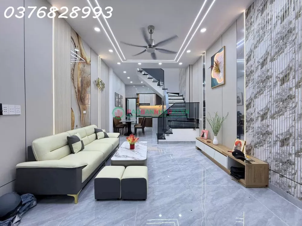 NHÀ MỚI Ở NGAY-BÙI QUANG LÀ- 2 TẦNG- 3,7x13- HXH- TẶNG FULL NỘI THẤT- NHỈNH 5 TỶ TL