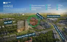 Bán căn hộ Happy One Mori view sân golf, Aeon Mall quốc lộ 13