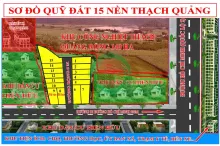 Bán nhanh mảnh đất vị trí đắc địa ngay đường mòn Hồ Chí Minh, sát khu công nghiệpTthạch Quảng diện tích 412m2 595 triệu hiện đã phân thành 3 lô