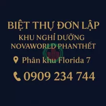 Biệt thự đơn lập- khu nghỉ dưỡng NOVA PHAN THIẾT
