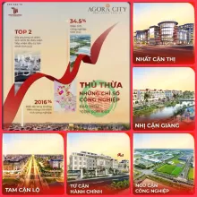 Giữ chỗ Shophouse - Nhà Phố Agora City 6x18, ngay TT Hành Chính 5 Hecta hiện hữu. Khanh 0397908861