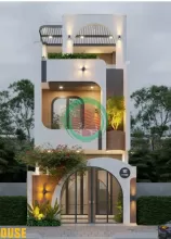 Nhà lầu 3 tầng mới 100%. Mặt tiền Đoàn thị Nghiệp mới. gần DT 870 Cầu Rạch Miều. Phường Trung An)