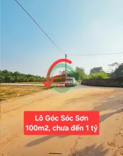 BÁN ĐẤT TRUNG GIÃ – SÓC SƠN  100M² FULL THỔ CƯ  CHỈ NHỈNH 900 TRIỆU
