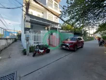 Bán nhà góc 2 MT hẻm xe hơi Huỳnh Tấn Phát Nhà Bè