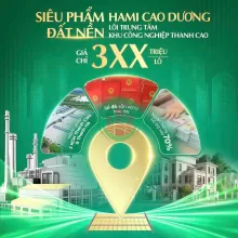 ĐẤT NỀN HAMI CAO DƯƠNG – GIÁ CHỈ 3XX TRIỆU