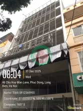 Cho thuê tòa nhà văn phòng 46 Chu Huy Mân, Long Biên (Tách tầng hoặc cả toà)