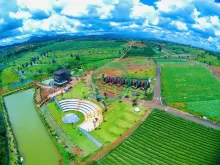 CHỈ TỪ 1 TỶ 2 SỞ  HỮU NGAY ĐẤT VIEW HỒ BẢO LỘC MÁT MẺ, TRONG LÀNH