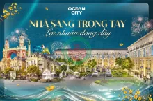 Duy nhất căn liền kề 90m² mặt đường 30m – gần hồ tạo sóng, giá vốn chỉ 5 tỷ tại Vinhomes Ocean Park 2