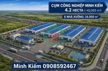 QUỸ ĐẤT MỞ XƯỞNG SẢN XUẤT – 2 MẶT TIỀN – PHÁP LÝ MINH BẠCH – TIỀM NĂNG LOGISTICS LÂU DÀI