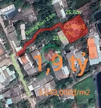 Bán gấp nhà trệt ngay vị trí trung tâm giá 1,9 tỷ