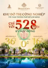 Chỉ từ 528 triệu ký HĐ – KHU ĐÔ THỊ CÔNG NGHIỆP TÂY NAM TP.HCM