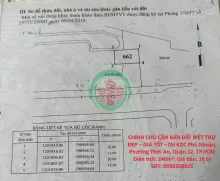 CHÍNH CHỦ CẦN BÁN ĐẤT BIỆT THỰ ĐẸP – GIÁ TỐT –TẠI KDC Phú Nhuận, Phường Thới An, Quận 12, TP.HCM