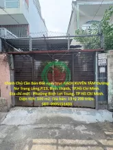 Chính Chủ Cần Bán Đất ngay trục RẠCH XUYÊN TÂM Đường Nơ Trang Long,P.13, Bình Thạnh, TP.Hồ Chí Minh.