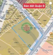 hàng siêu hiềm 2200m2 đất Chuyển nhượng lô đất góc 2MT Đường Nam Hoà , phước long A , Q9